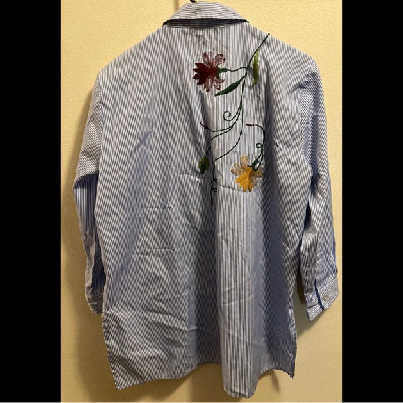 Zara Woman Embroidered Shirt - Picture 12 of 16